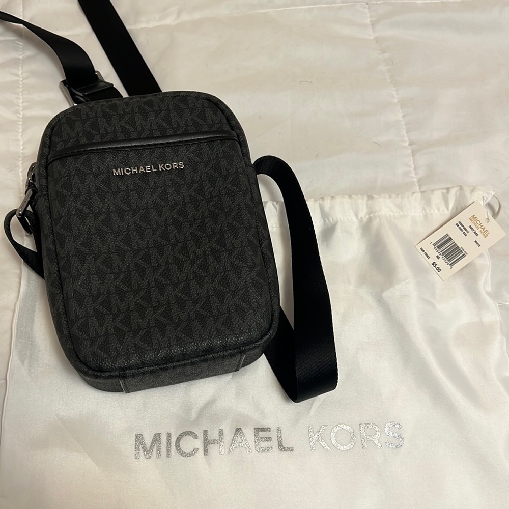Mens Michael Kors cross body bag with dust bag